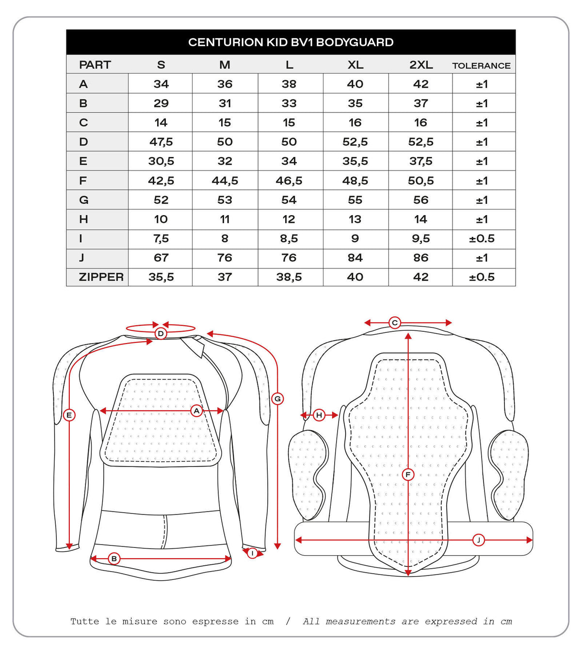Ufo plast protektorenhemd centurion bv1 children's protec. shirt centurion bv1 black s