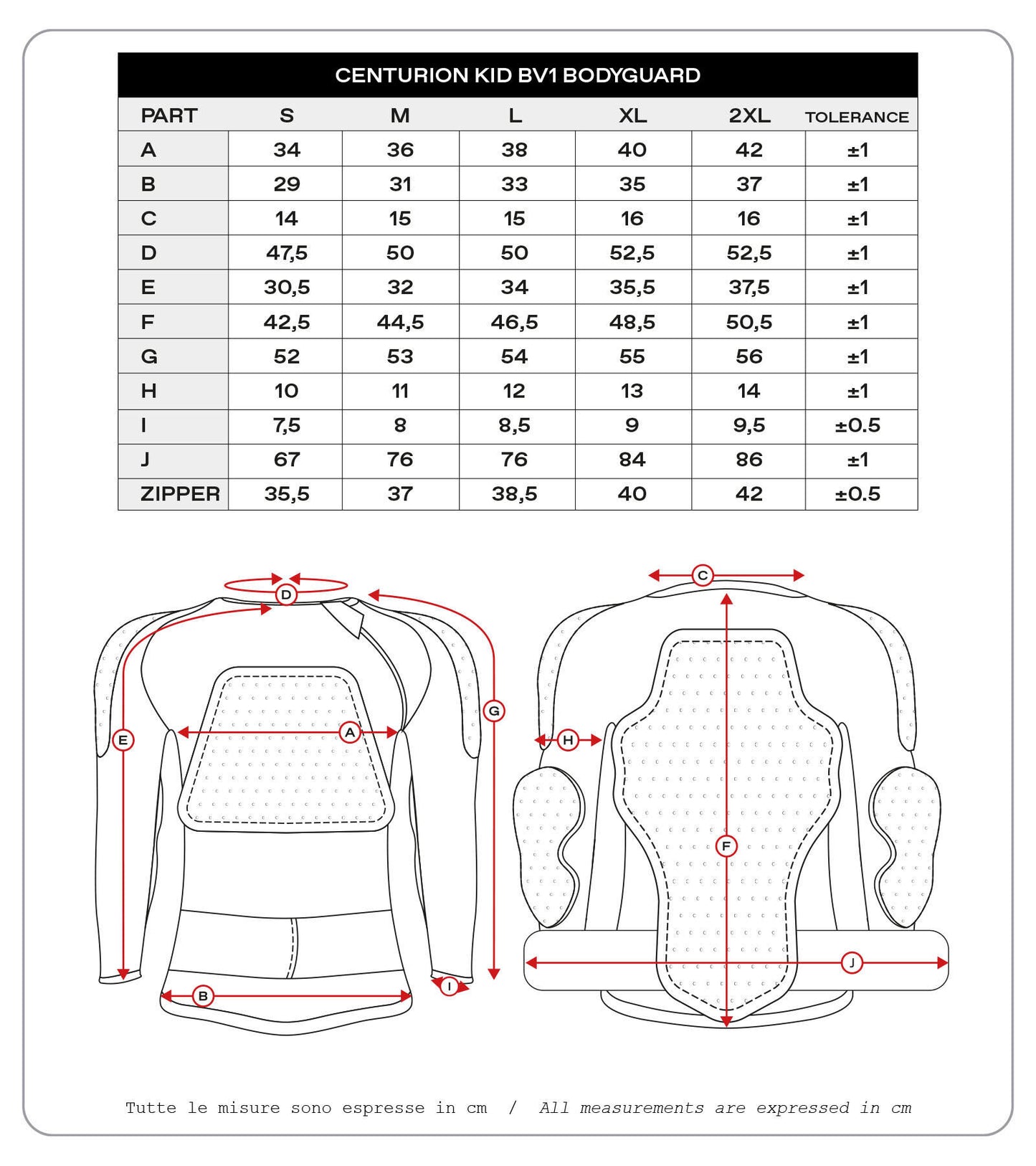 Ufo plast protektorenhemd centurion bv1 children's protec. shirt centurion bv1 black m