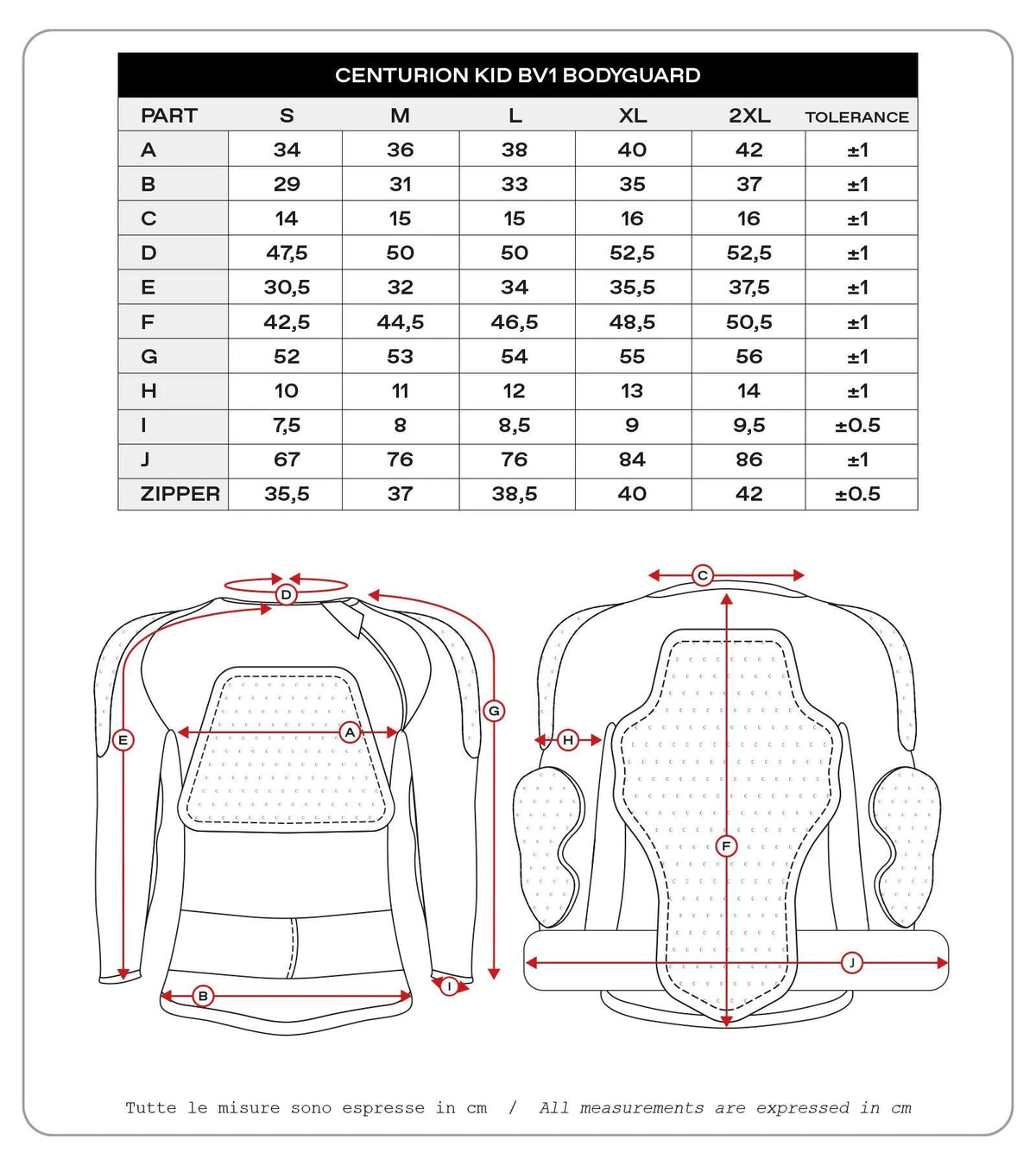 Ufo plast protektorenhemd centurion bv1 children's protec. shirt centurion bv1 black l