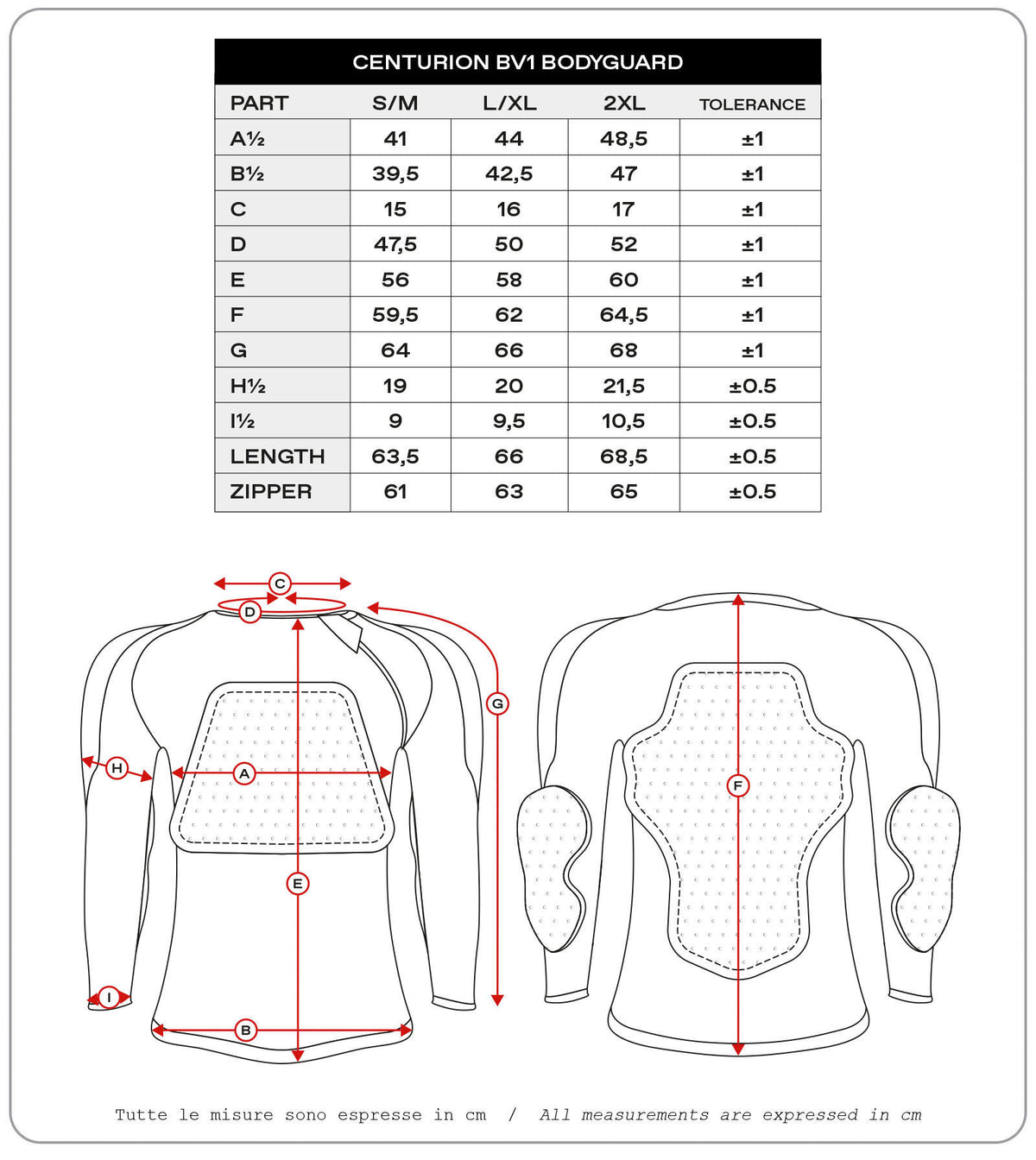 Ufo plast protektorenhemd centurion bv1 protector shirt ufo bv1 centurion black l xl
