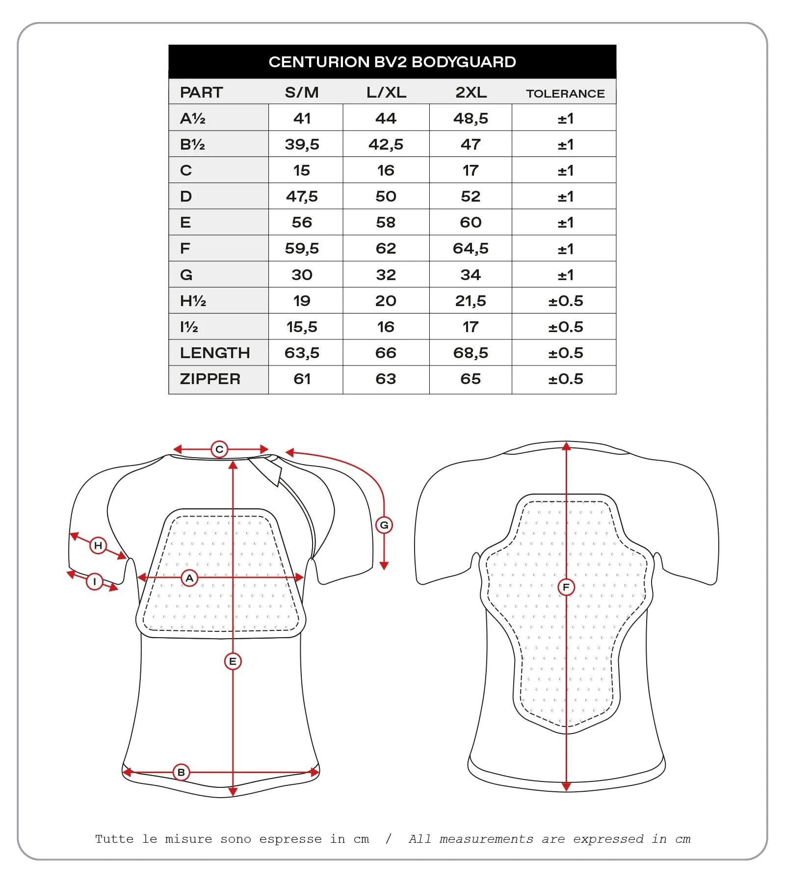 Ufo plast protektorenhemd centurion bv2 protector shirt ufo bv2 centurion black l xl