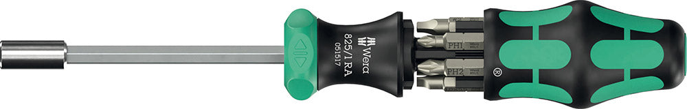 Wera kraftform compact 27 ra 2 with 6-piece bit set
