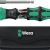 Wera kraftform kompakt 20 ra-r with bag, 6-piece bit set