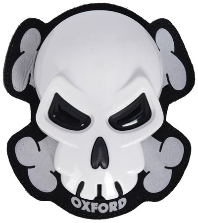 Oxford knieschleifer knee slider skull white