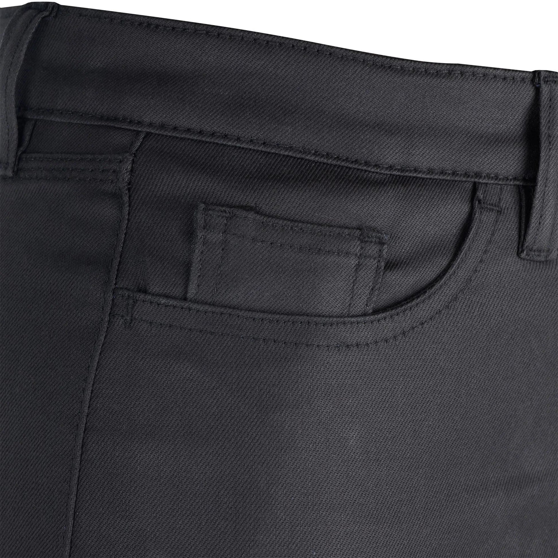 Oxford broek aa waxed jeggings trousers oa waxed ladies black short size 1