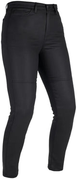 Oxford broek aa waxed jeggings trousers oa waxed ladies black regu gr. 22 - afbeelding 2