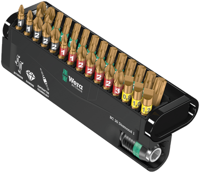 Wera bit-check 30 diamond 1 bitset (bithouder en bits)