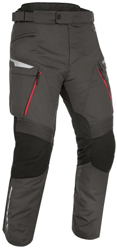 Oxford broek montreal 4.0 trousers montreal bw grey red regular l