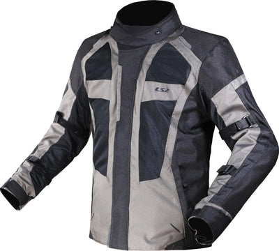 Ls2 jacke scout jacket scout man black dark gray 3xl