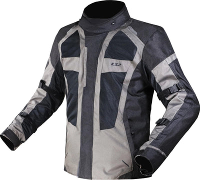 Ls2 jas scout jacket scout man black dark gray 3xl