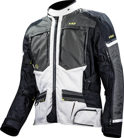 Ls2 jacke norway jacket norway man black grey yellow m