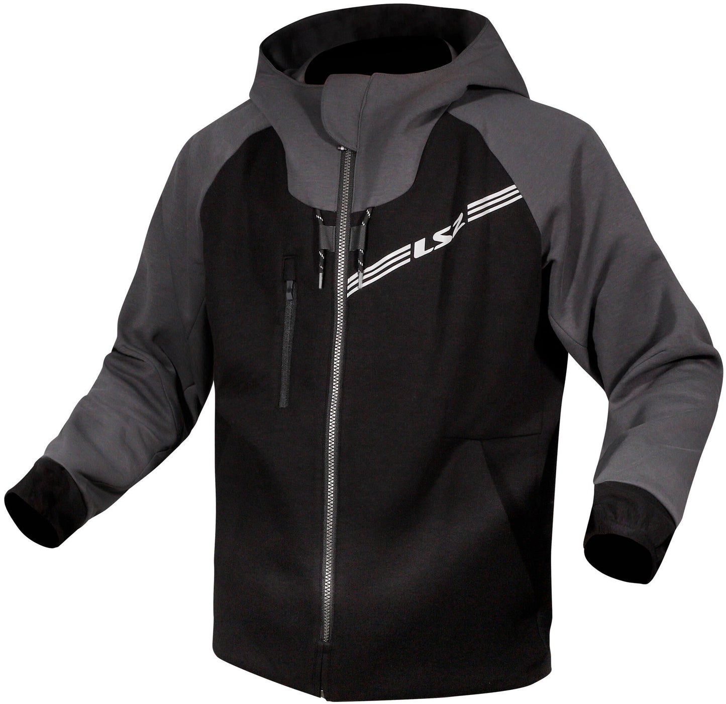 Ls2 jacke throttle jacket throttle man black dark gray xxl