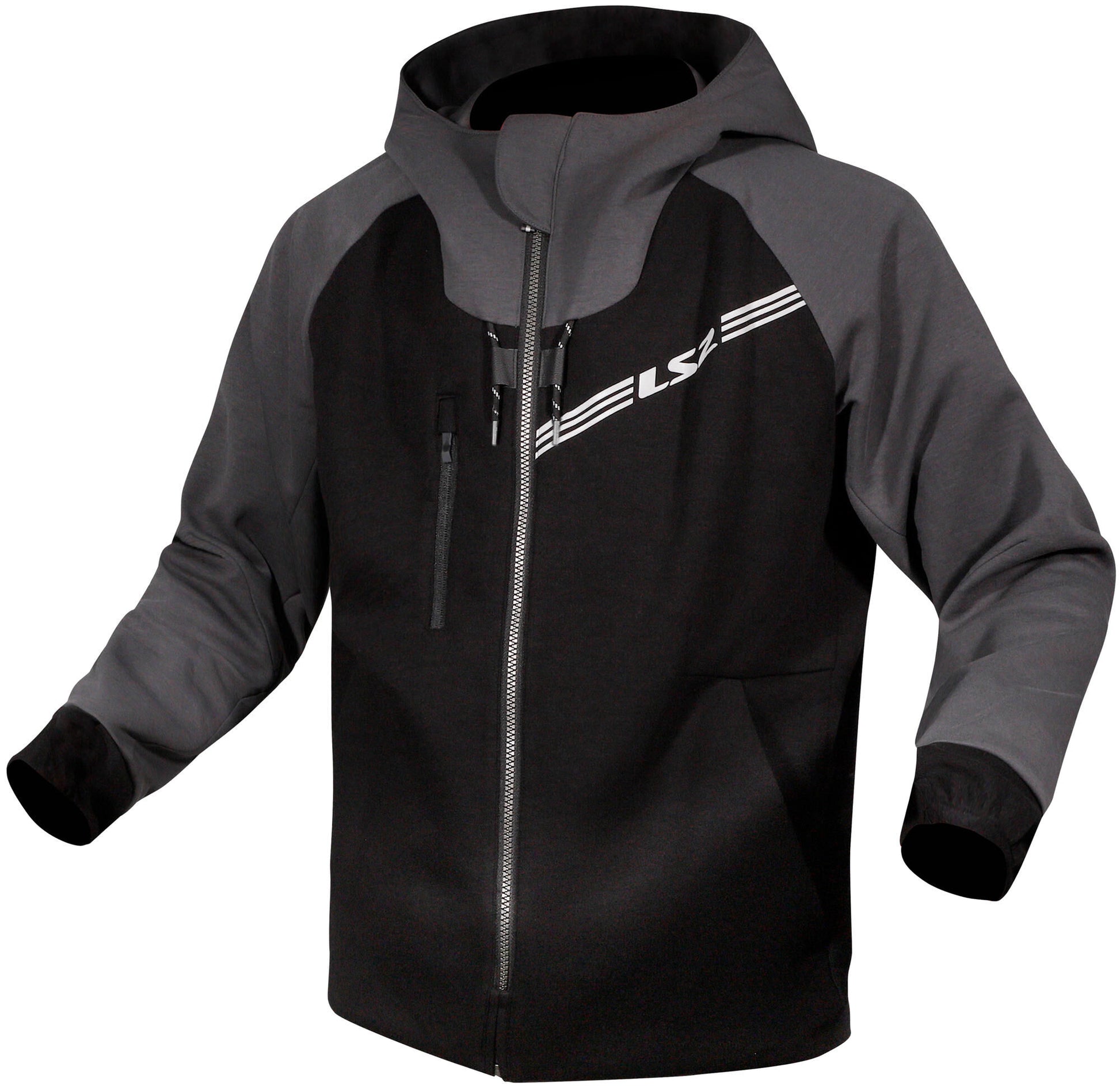 Ls2 jacke throttle jacket throttle man black dark gray xl