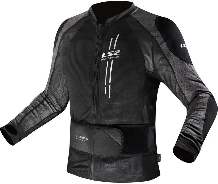 Ls2 jas x-armor jacket x-armor man black silver 3xl 4xl