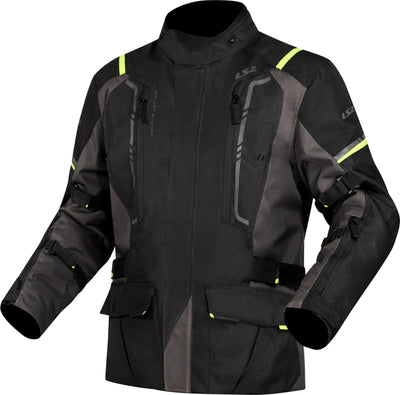Ls2 jacke narvik jacket narvik men black grey neon yellow xl
