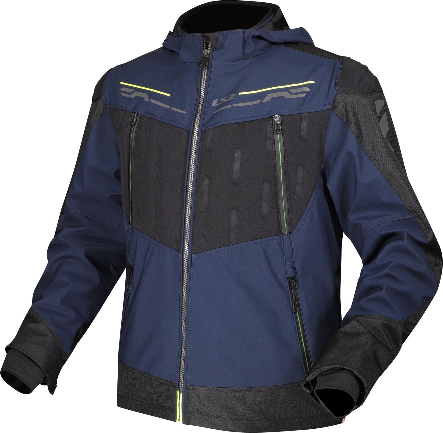 Ls2 jas zirconium jacket zirconium herr blue black neon yellow xx