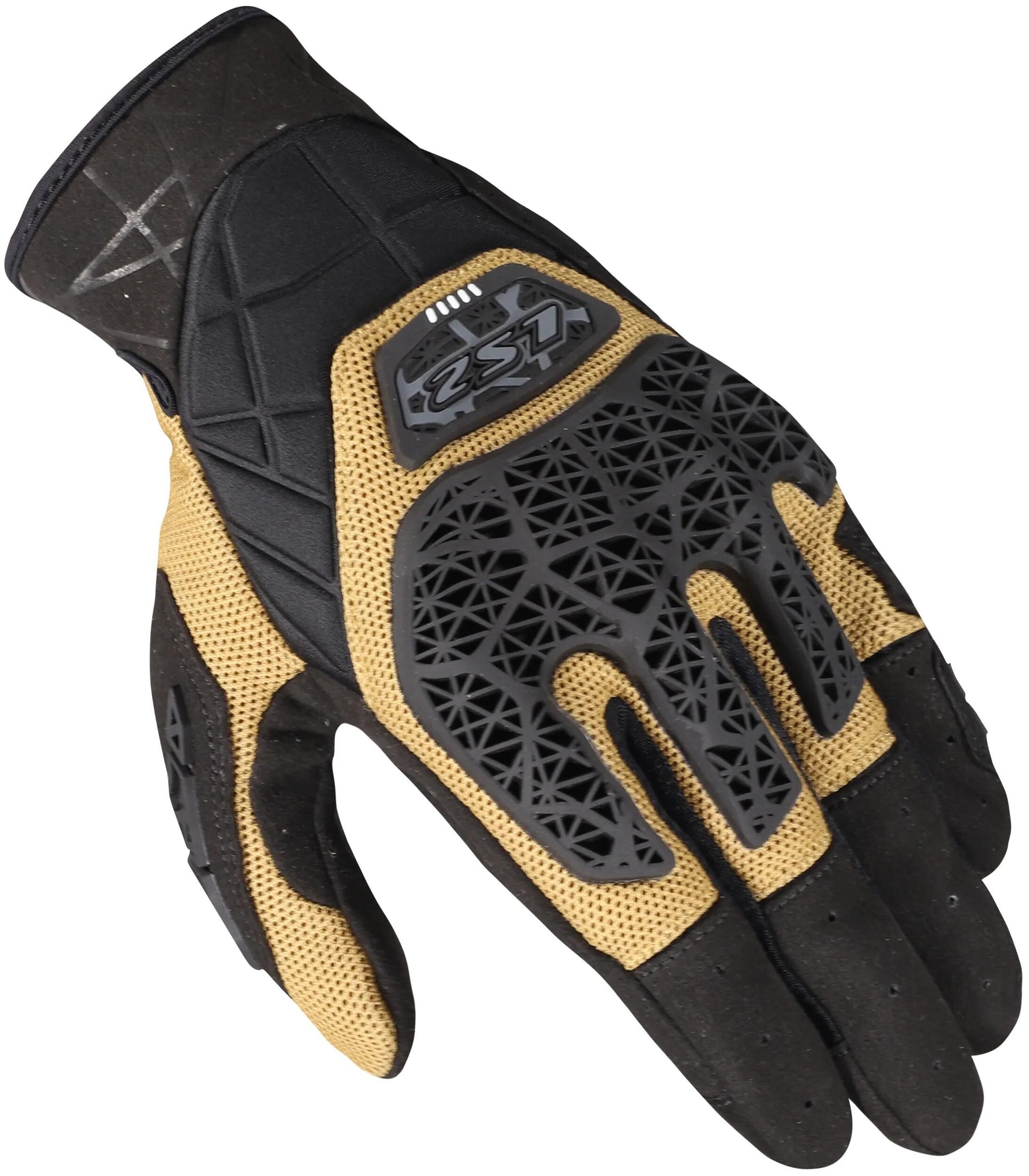 Ls2 handschuh all terrain ii man glove all terrain ii mens black sand s