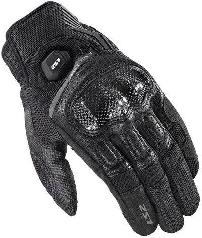 Ls2 handschuh atom man glove atom mens black gr. xl