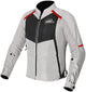 Ls2 jacke breeze lady jacket breeze ladies gray black red gr. m