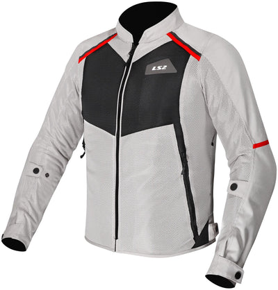 Ls2 jacke breeze man jacket breeze men gray black red gr. m