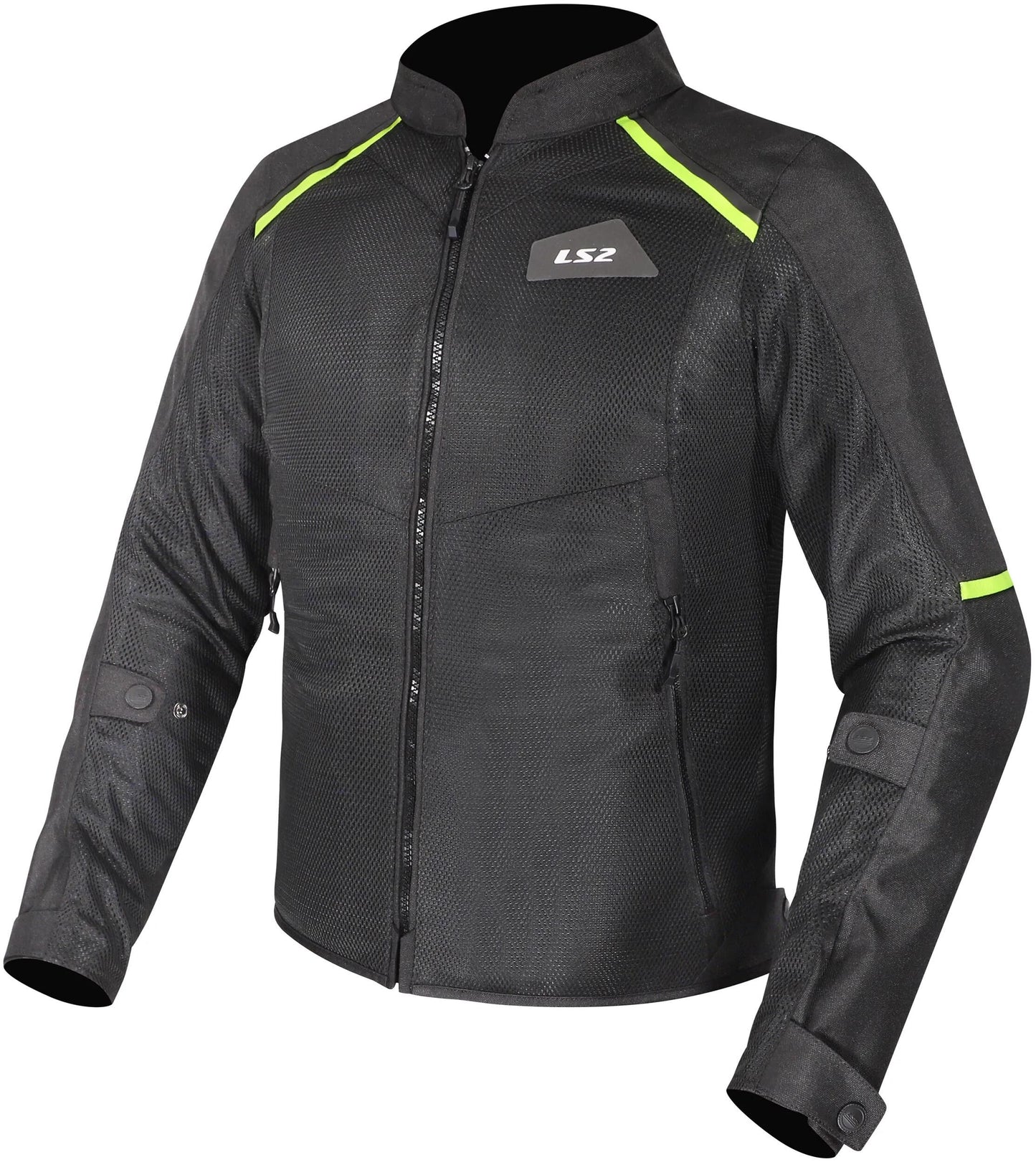 Ls2 jacke breeze man jacket breeze men black yellow gr. xxl