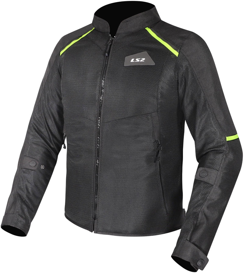Ls2 jacke breeze man jacket breeze men black yellow gr. 3xl