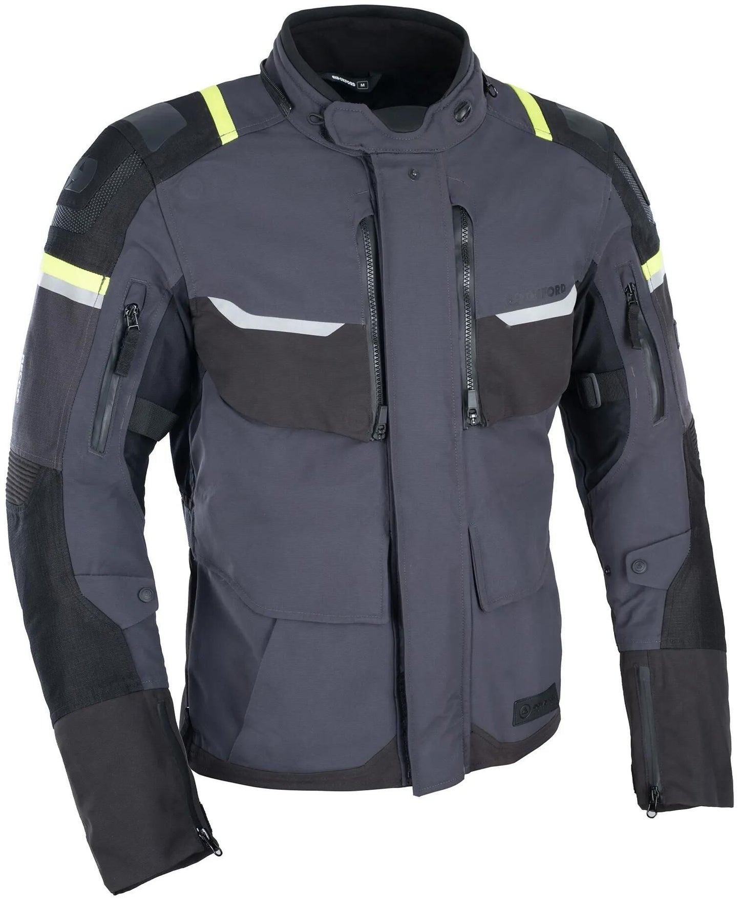 Oxford jas stormland jacket stormland gray sw neon yellow gr. s