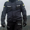 Oxford jas stormland jacket stormland gray sw neon yellow gr. 3