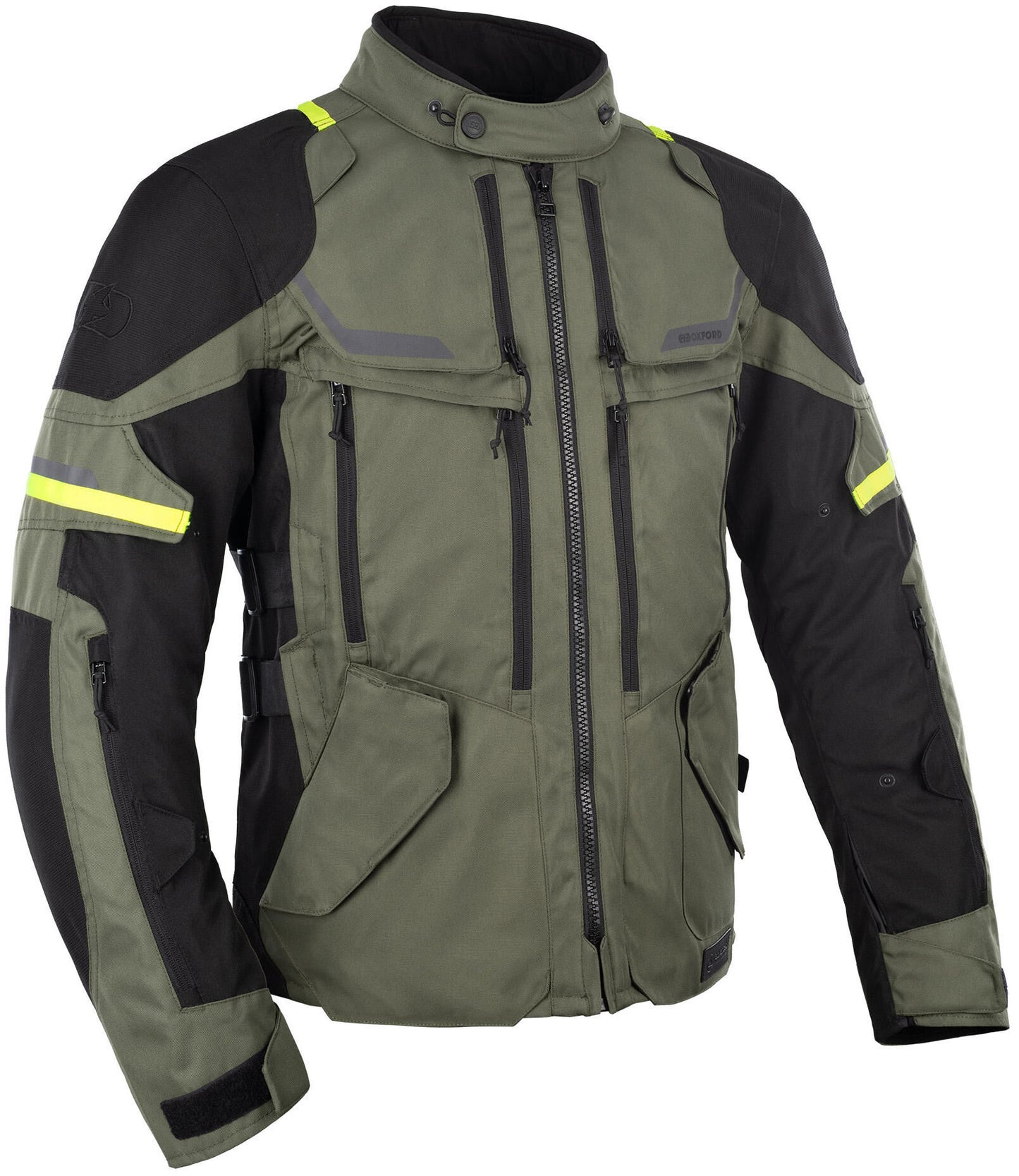 Oxford jas rockland jacket rockland brown bw yellow gr. m