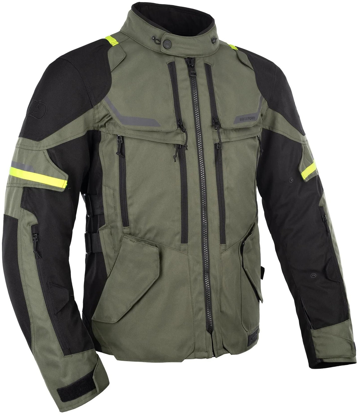 Oxford jas rockland jacket rockland brown bw yellow gr. s