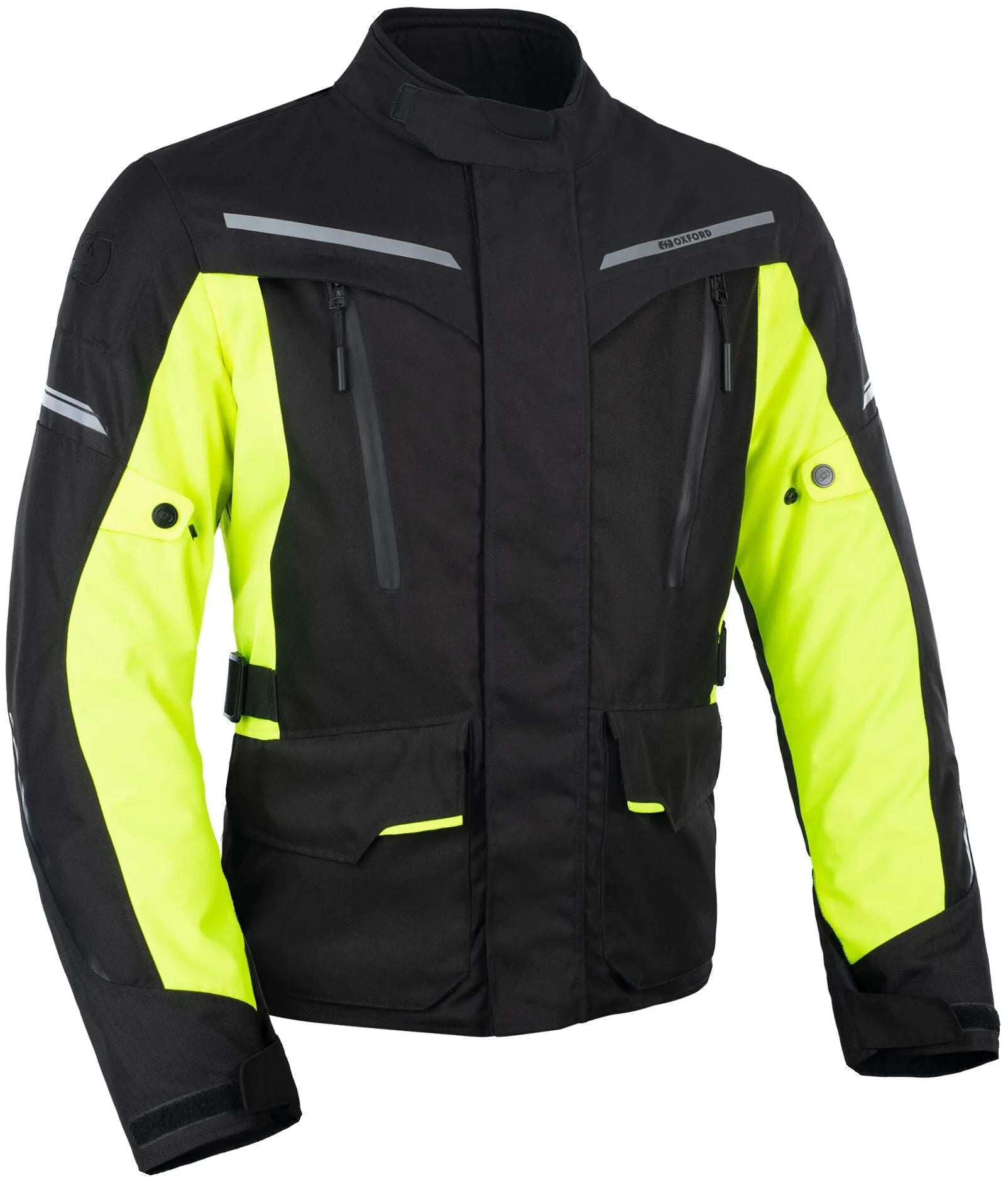 Oxford jas metro 2.0 jacket metro 2.0 black neon yellow gr. l