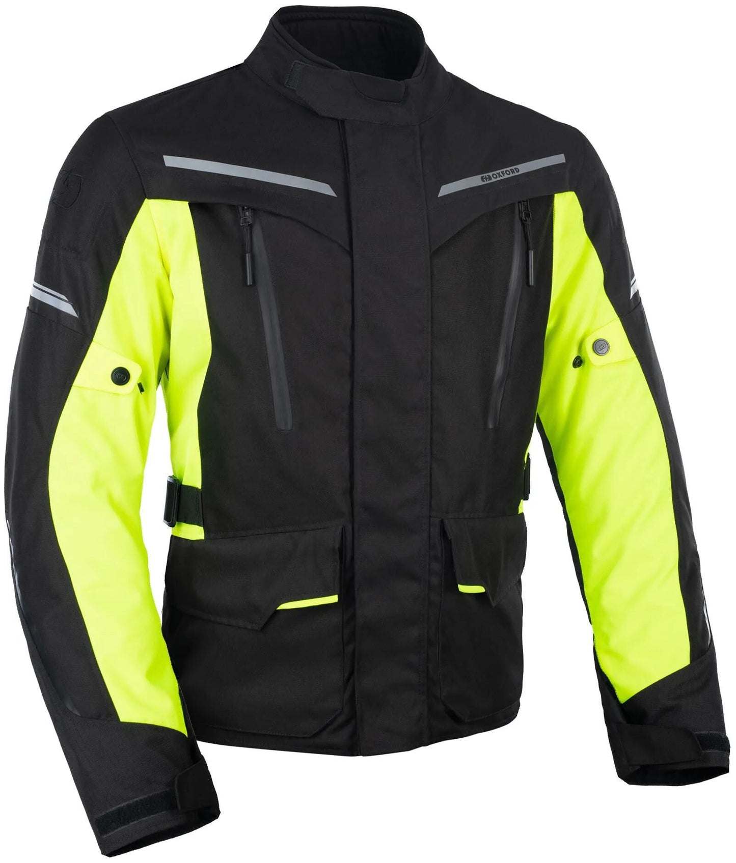 Oxford jas metro 2.0 jacket metro 2.0 black neon yellow gr. xxl
