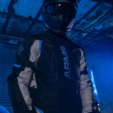 Armr jacke kiso 4.0 jacket kiso 4.0 wp ms black grey blue gr. m - afbeelding 1