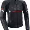 Armr lederjacke raiden 3.0 leather jacket raide 3.0 ms black red gr. l