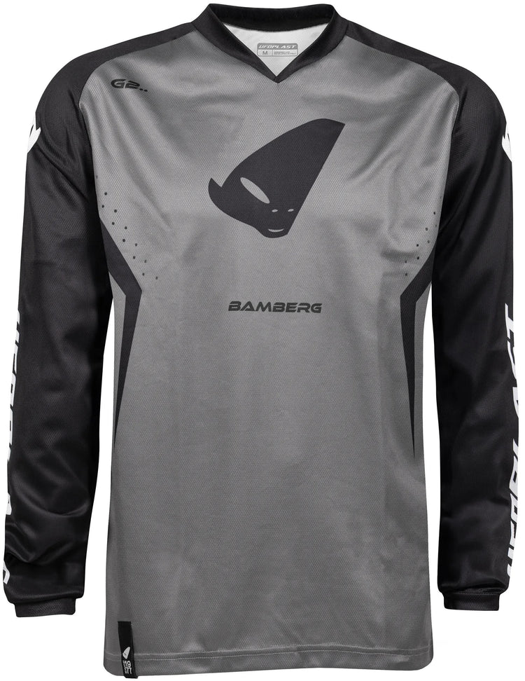Ufo plast jersey mx bamberg mx jersey ufo bamberg black grey gr. l