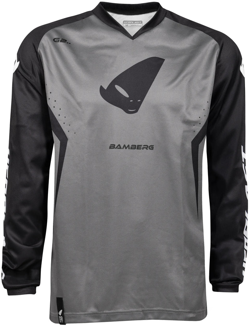 Ufo plast jersey mx bamberg mx jersey ufo bamberg black grey gr. m