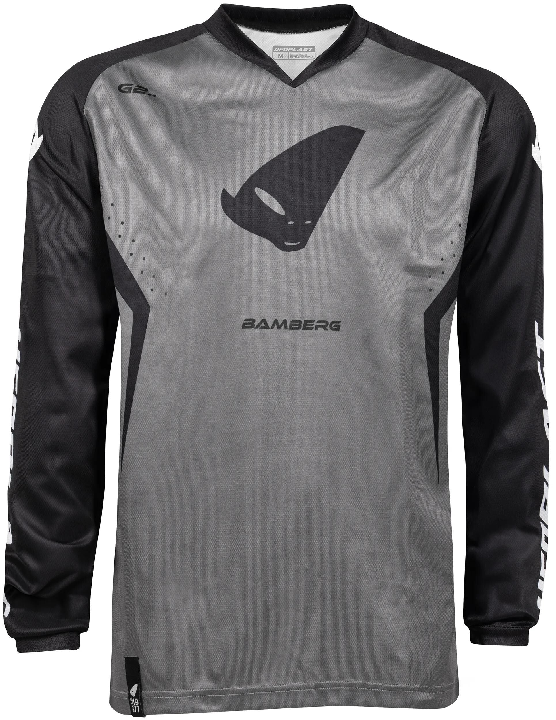 Ufo plast jersey mx bamberg mx jersey ufo bamberg black grey gr. xl