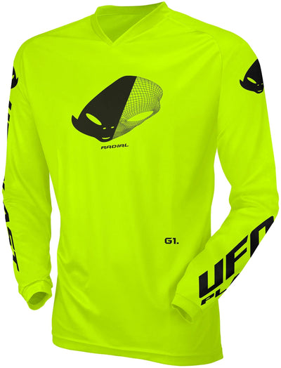 Ufo plast jersey mx radial children's jersey ufo rad neon yellow gr. xs