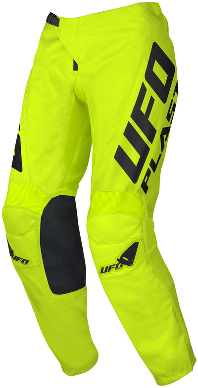 Ufo plast broek mx radial mx kids pants ufo radial neon yellow size 152
