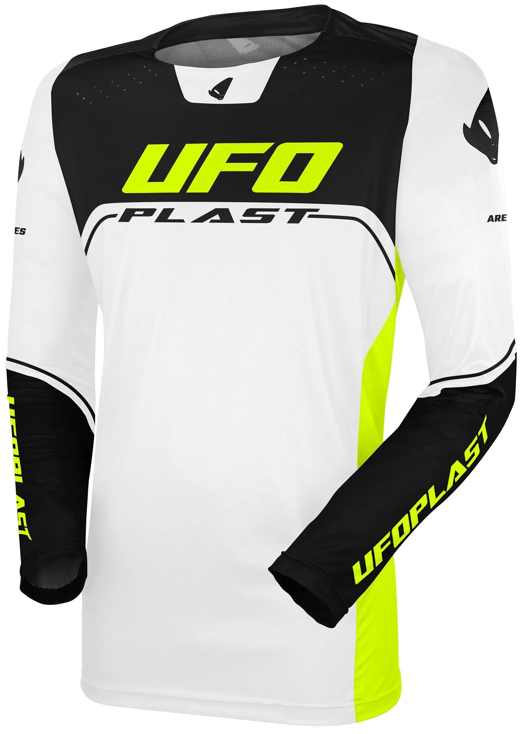 Ufo plast jersey mx ares mx jersey ufo ares white black gr. xxl