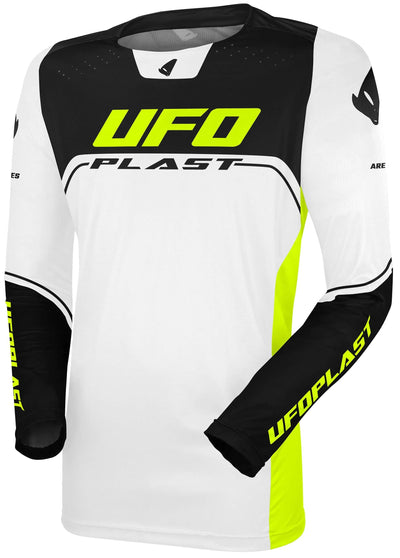 Ufo plast jersey mx ares mx jersey ufo ares white black gr. xxl