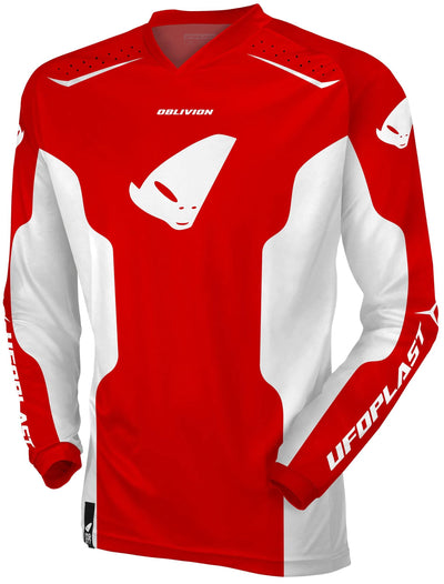 Ufo plast jersey mx oblivion mx jersey ufo oblivion red white gr. xxl