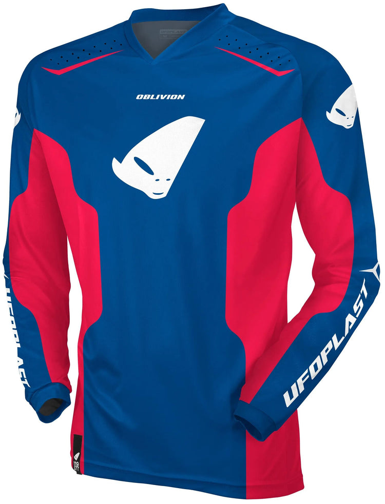 Ufo plast jersey mx oblivion mx jersey ufo oblivion blue rot gr. l