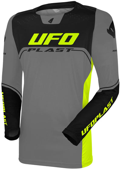 Ufo plast jersey ares kids children's jersey ufo are gray black gr.xxs