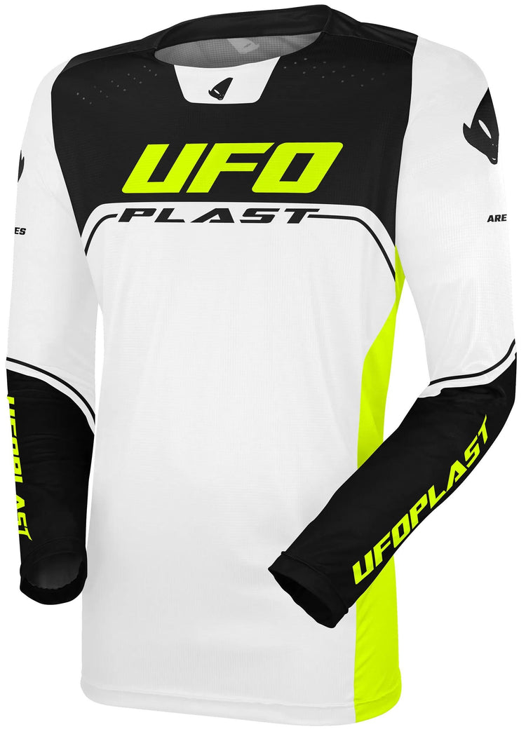 Ufo plast jersey ares kids children's jersey ufo are white black gr.s