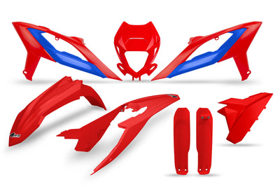Ufo plast verkleidungssatz trim kit ufo beta red blue
