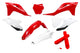 Ufo plast verkleidungssatz trim kit ufo gasgas oem red white