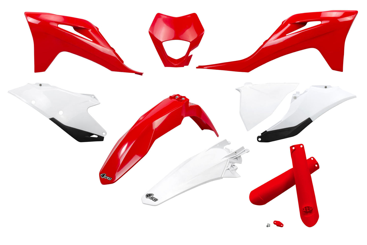 Ufo plast kappenset trim kit ufo gasgas oem red white