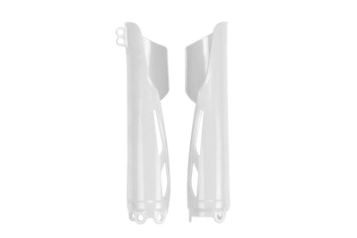 Ufo plast voorvork bescherming fork protectors ufo honda white