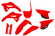 Ufo plast verkleidungssatz trim kit ufo honda oem red black